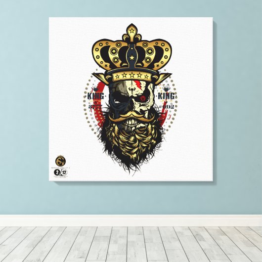 G-Skulls Renegade series 2 of 12 Canvas Afdruk (Insitu (Houten vloer))