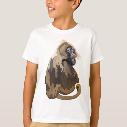 G staat voor Gelada Baboon T-shirt (Voorkant)