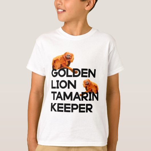 G staat voor Golden Lion Tamarin Keeper T-shirt (Voorkant)