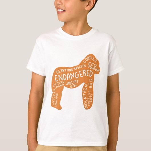 G staat voor Gorilla T-shirt (Voorkant)