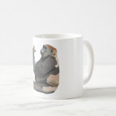 G staat voor Gorilla Vrouw Koffiemok (Voorkant rechts)