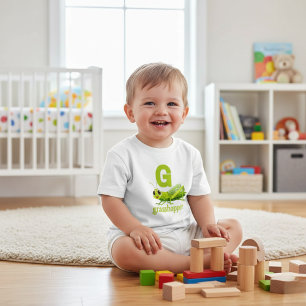 G staat voor Grasshopper - Leerzaam alfabet Kinder Shirts