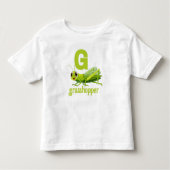 G staat voor Grasshopper Peuter T-shirt (Voorkant)
