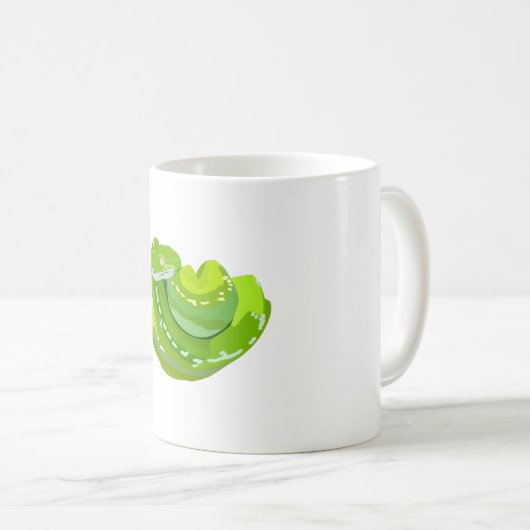 G staat voor Green Tree Python Koffiemok (Voorkant rechts)