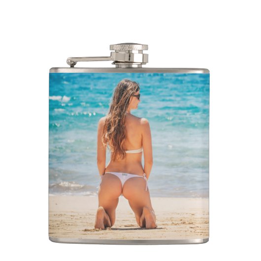 G-STRING BEACH GIRL Flasks Heupfles (Voorkant)