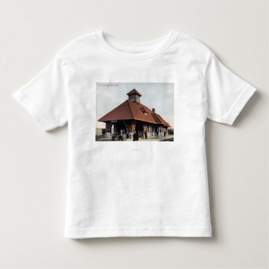 G T & R Railroad Depot Kinder Shirts (Voorkant)