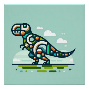 G T-Rex Perfect Poster