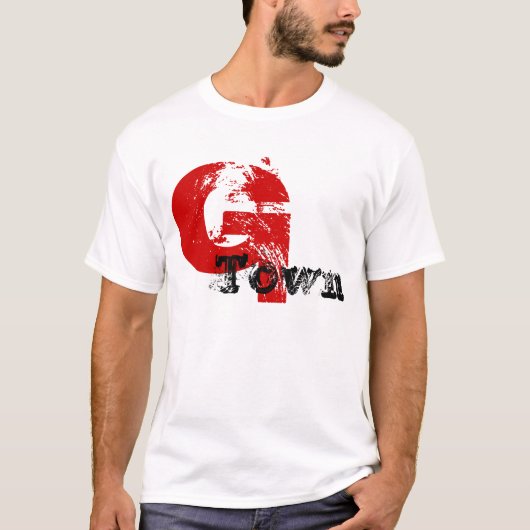G-Town G-namen RED MARK DESIGN T-Shirt NICKNAME (Voorkant)