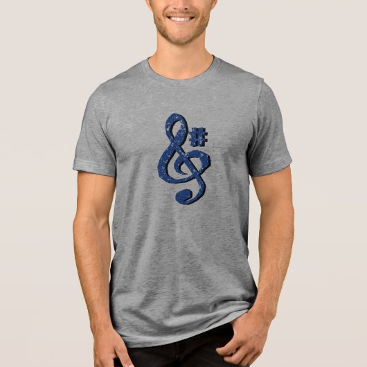 G# Treble Clef T-Shirt (Voorkant)