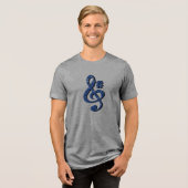 G# Treble Clef T-Shirt (Voorkant volledig)