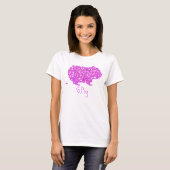 G. Varkens met enkele poopie roze T-shirt (Voorkant volledig)