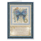 G Vestiging Kantoor vlinderjarige verjaardagskaart (Voorkant)