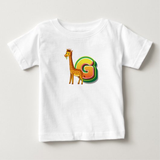 G voor Giraffe (Voorkant)