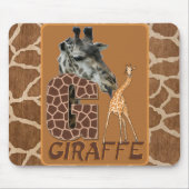G VOOR GIRAFFE MUISMAT (Voorkant)