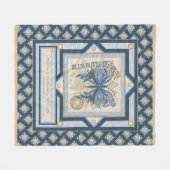 G Vormende Kantoor-vlinder Fleece Deken (Voorkant (Horizontaal))