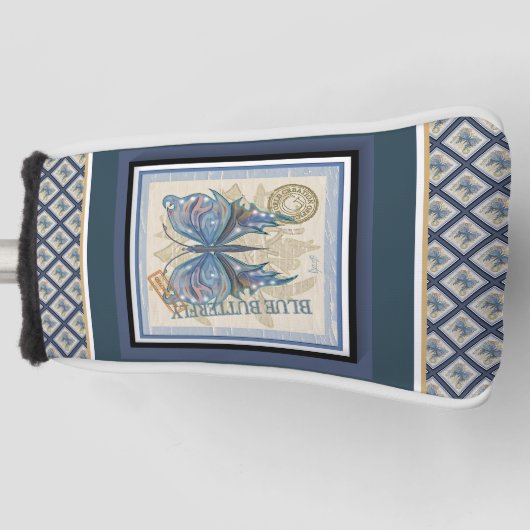 G Vormende Kantoor-vlinder Golfheadcover (Voorkant)