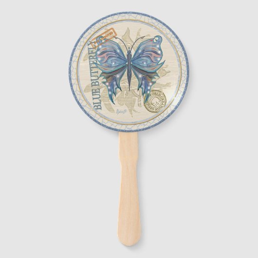 G Vormende Kantoor-vlinder Handwaaier (Voorkant)