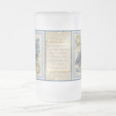 G Vormende Kantoor-vlinder Matglas Bierpul (Center)