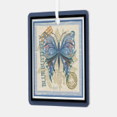 G Vormende Kantoor-vlinder Metalen Ornament (Voorkant links)