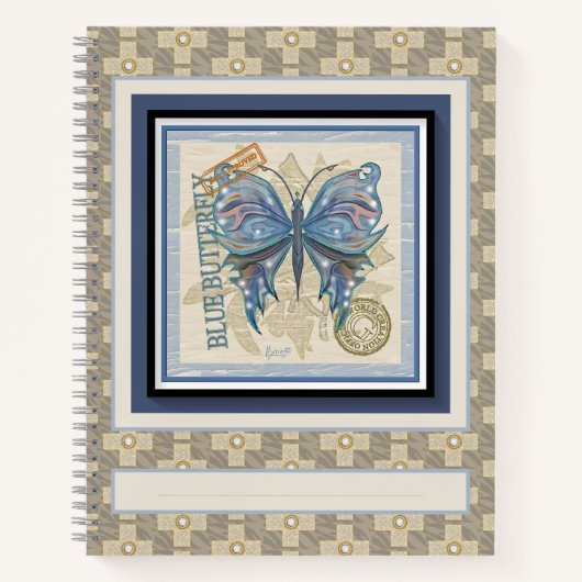 G Vormende Kantoor-vlinder Notitieboek (Voorkant)