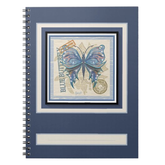 G Vormende Kantoor-vlinder Notitieboek (Voorkant)