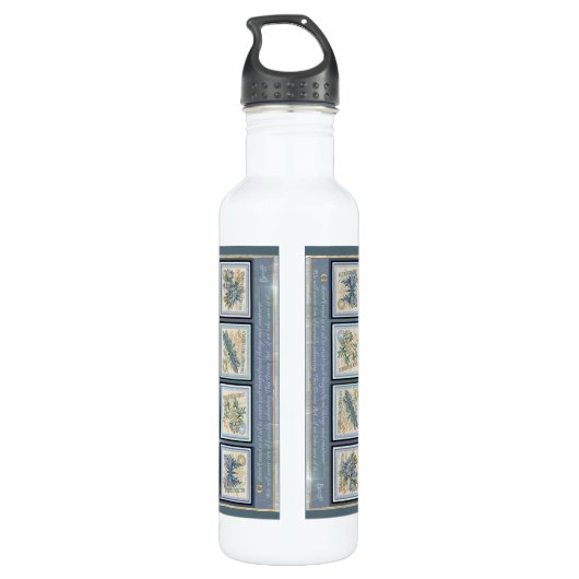 G Vormende Kantoor-vlinder Waterfles (Achterkant)