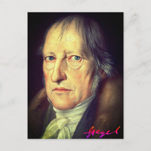 G. W. F. Hegel (portret van 1831) Briefkaart