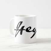 G. W. F. Hegel signature Koffiemok (Voorkant links)