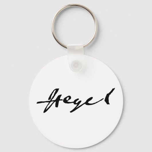 G. W. F. Hegel signature Sleutelhanger (Voorkant)