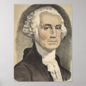 G Washington, Currier en Ives Poster (Voorkant)