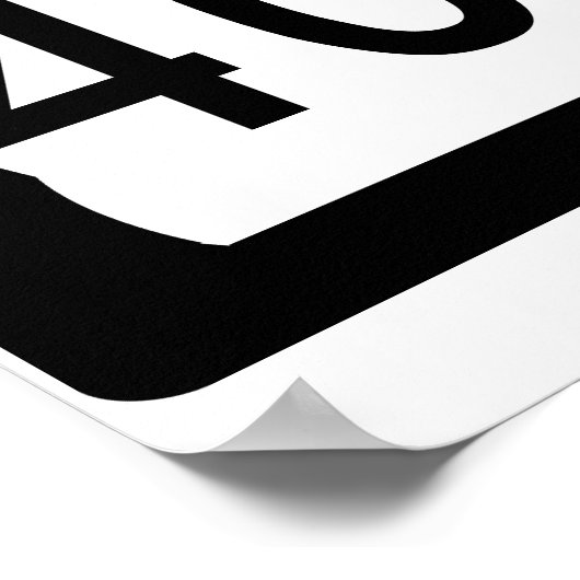 GA 400 "Alpharetta Autobahn" Poster (Hoek)