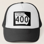GA 400 "Alpharetta Autobahn" Trucker Pet (Voorkant)