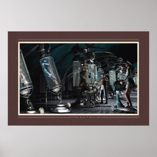 Ga aan de slag (30x20 inch) poster (Voorkant)