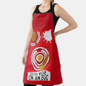 Ga aan de slag met een Egg Wall Art Schort (Insitu)