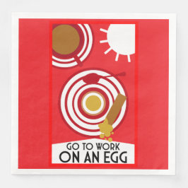 Ga aan de slag met een Egg Wall Art Servet