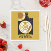 Ga aan de slag met een Egg Wall Art Servet (Insitu)