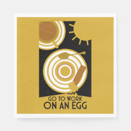 Ga aan de slag met een Egg Wall Art Servet