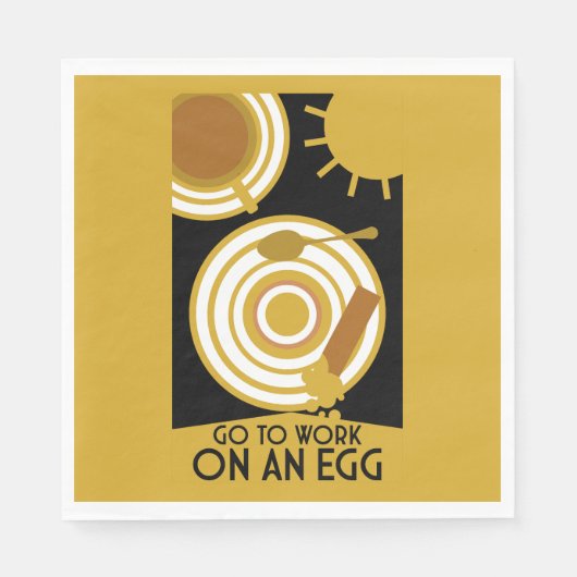 Ga aan de slag met een Egg Wall Art Servet (Voorkant)