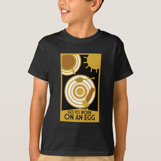 Ga aan de slag met een Egg Wall Art T-shirt (Voorkant)