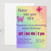 ga aan in jaar vijf kaart (Voorkant / Achterkant)