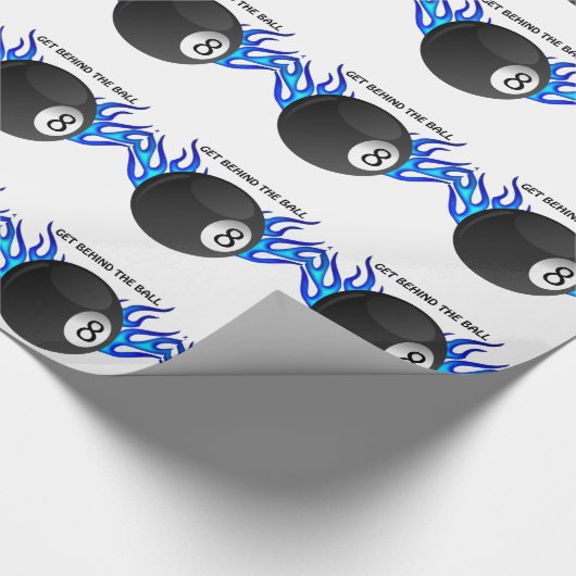 Ga achter de 8 BALL aan Cadeaupapier (Hoek)