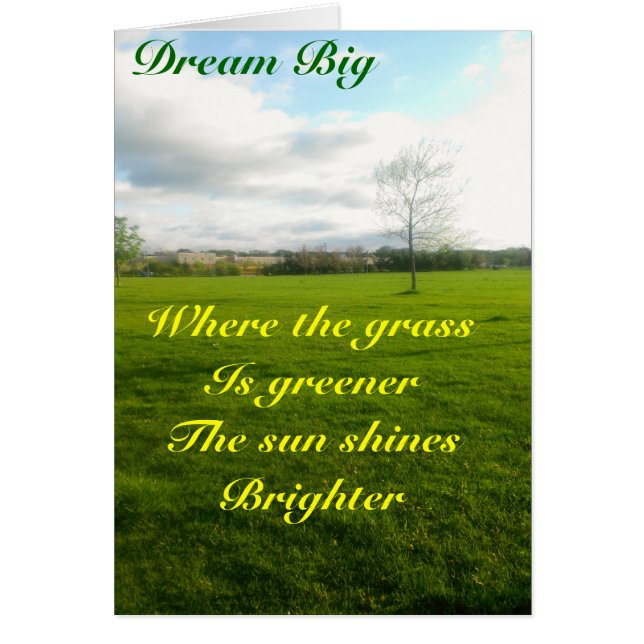 Ga achter je dromen aan (Voorkant)