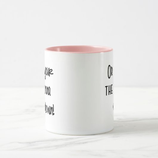 Ga achter je polyanna zitten. mok (Midden)