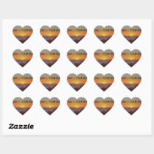 Ga achter je zon aan hart sticker (Vel)