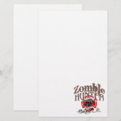 Ga achter Zombies aan! Briefpapier (Voorkant / Achterkant)