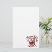 Ga achter Zombies aan! Briefpapier (Staand voorkant)