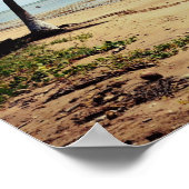 Ga achterover zitten en haal palmbomen los op een  poster (Hoek)