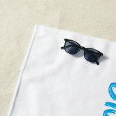 Ga achterover zitten en ontspan strandlaken (In situ)