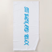 Ga achterover zitten en ontspan strandlaken (Voorkant)