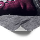 Ga achterover zitten en plaats je voeten in poster (Hoek)